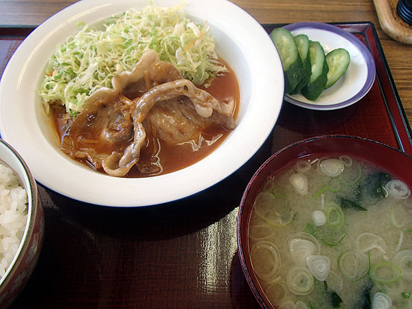 しょうが焼き定食